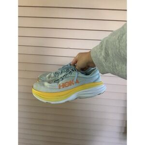 Hoka One One Bondi 8 Shoes Womens Size 9.5BMax Cushion Running Athletic Sneakers